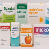 Geplante AA Windel durch Zäpfchen, Einlauf ...