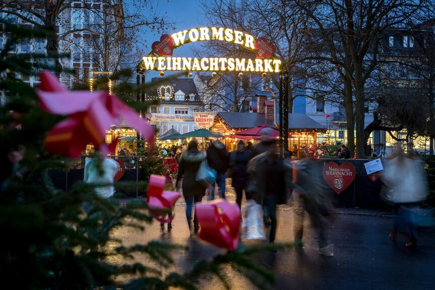 Wormser Weihnachtsmarkt Besuch