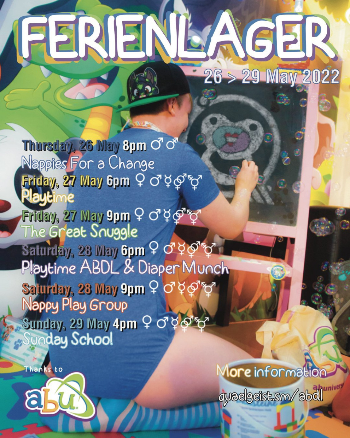 Ageplay Ferienlager Berlin @ Quaelgeist