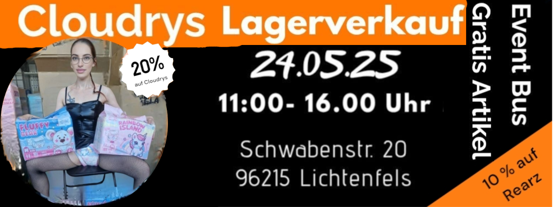 Cloudrys Lagerverkaufs Event