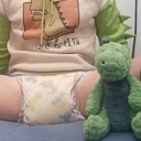 Auf dem Foto Teste ich meine neuen Rearz, zusammen mit meinem Dino Freund RWAR!