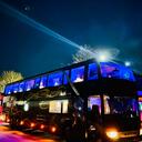 Der Event Bus mit Lounge, Wickelmöglichkeit, Bar für Kaffee und alkoholfreie Getränke.24.05.2025 beim Lagerverkauf in Lichtenfels