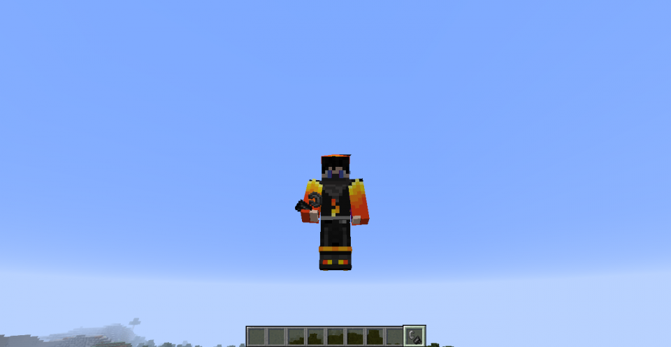Mein Minecraft skin ist ein Phönix :)