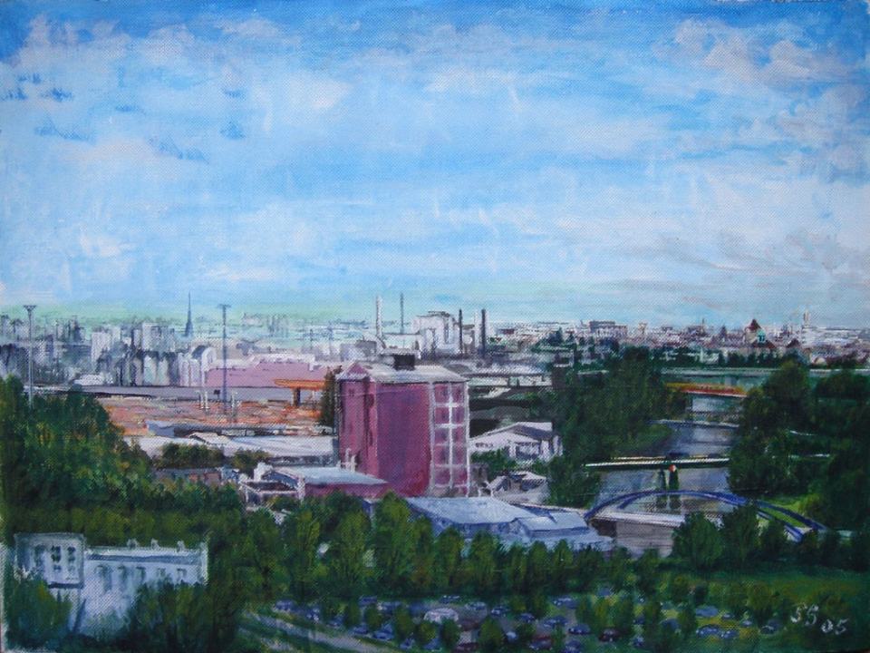 mein damaliger Blick aus dem Fenster