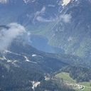 Ein Ausflug in die Berge. Fotografiert am Kehlsteinhaus. Unten der Königssee