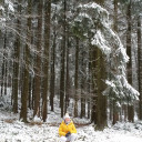 Mein kleiner Schneehase; unsere erste Wanderung im Schnee seit vielen Monaten