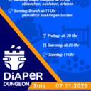 Wer am Wochenende noch nichts vorhat, die Diaper Dungeon freut sich über Besuch 3 tickets auf https://www.diaper-dungeon.de/