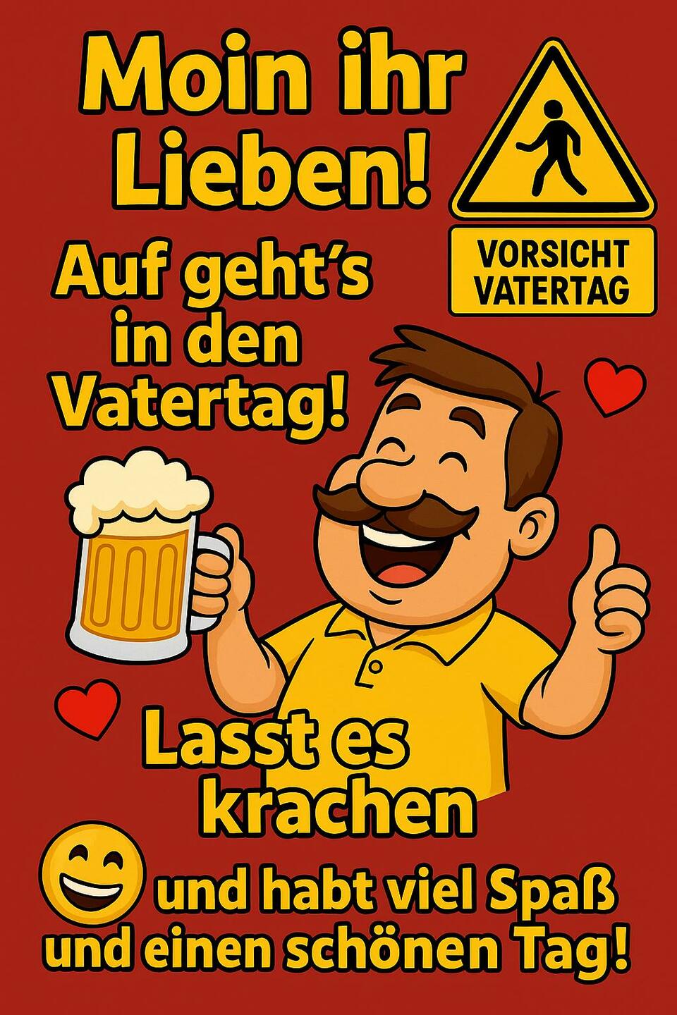 Morgen allen einen schönen Vatertag.Grüße