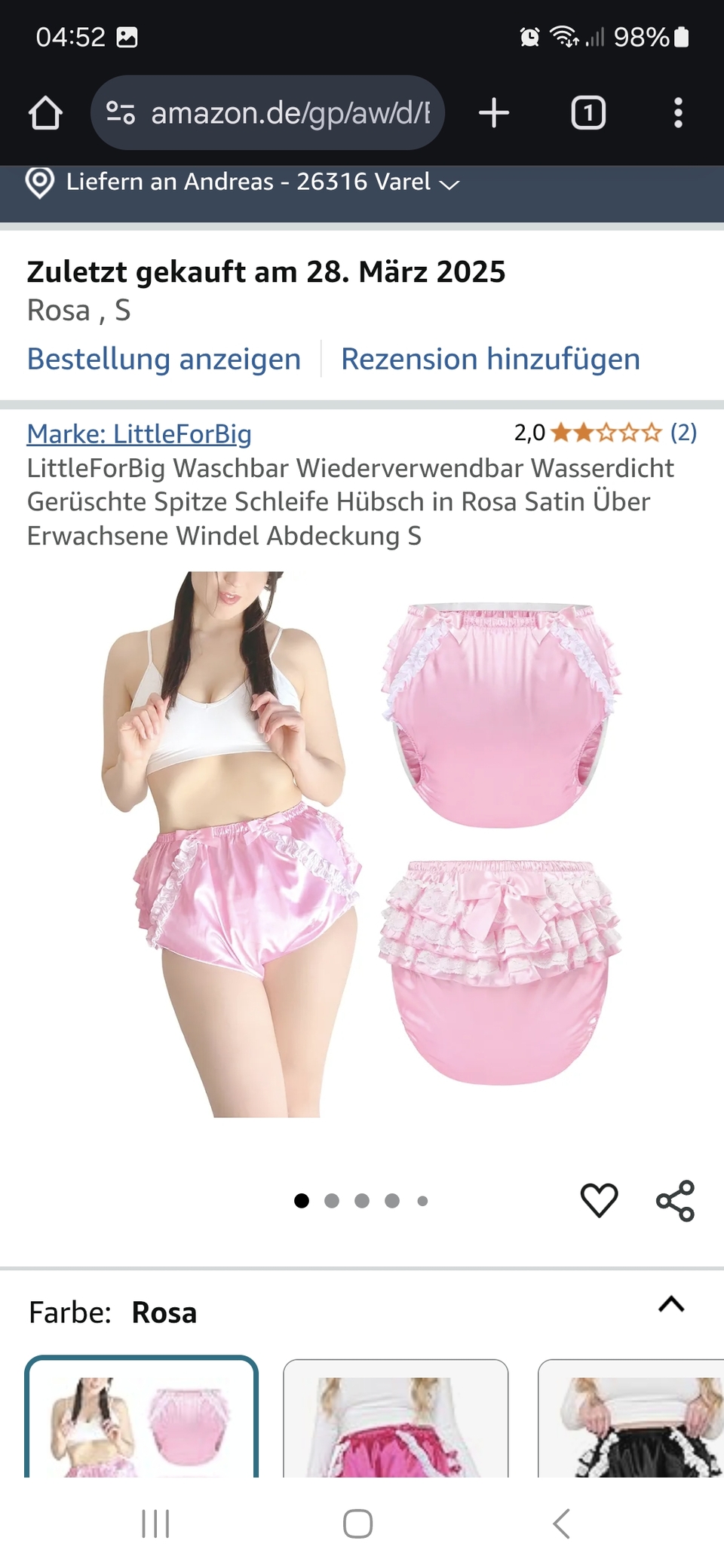 Meine neue Bestellung