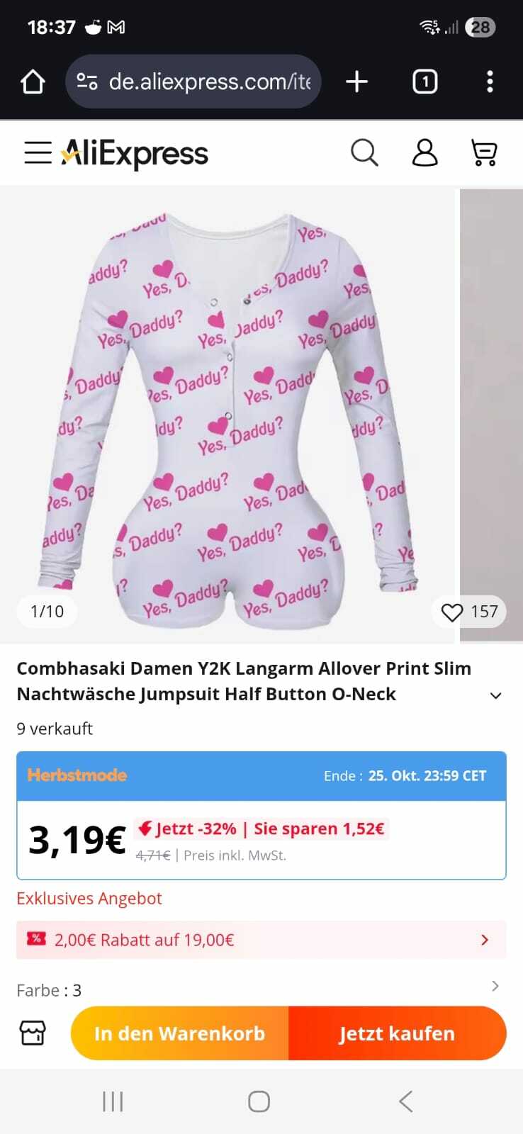 musste mal wieder bestellen