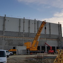 Einmal Baustelle Denree Töpen und Baustelle Kaufland Geisenfeld