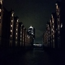 Speicherstadt.. auf dem Heimweg nach einem Besuch im Hamburg Dungeon