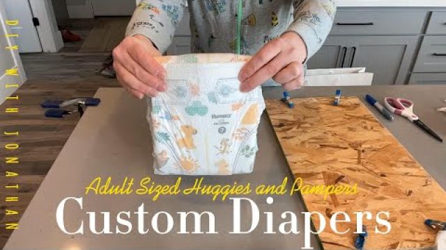 DIY - Custom Huggies and Pampers Diapers | ABDL